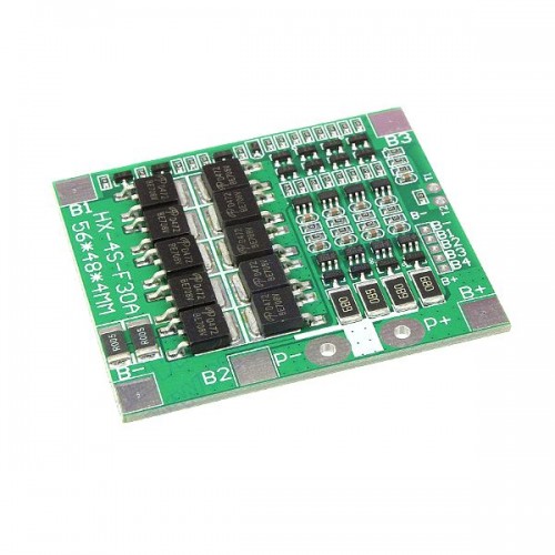 BMS HX-4S-F30A плата захисту Li-Ion батарей з балансуванням BMS HX-4S-F30A плата захисту Li-Ion батарей з балансуванням